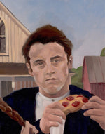 Load image into Gallery viewer, Friends in American Gothic Joey and Phoebe