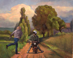 Load image into Gallery viewer, Dumb and Dumber Moped Wall Art Paintings - Redeem Yourself