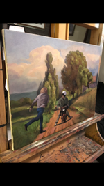 Load image into Gallery viewer, Dumb and Dumber Moped Wall Art Paintings - Redeem Yourself