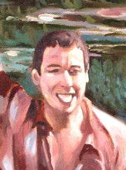 Happy Gilmore Golfing Adam Sandler Fine Art