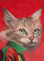 Load image into Gallery viewer, Cat In a Jacket Paintings
