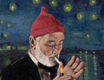 Load image into Gallery viewer, Bill Murray - Steve Zissou - Wes Anderson - Van Gough
