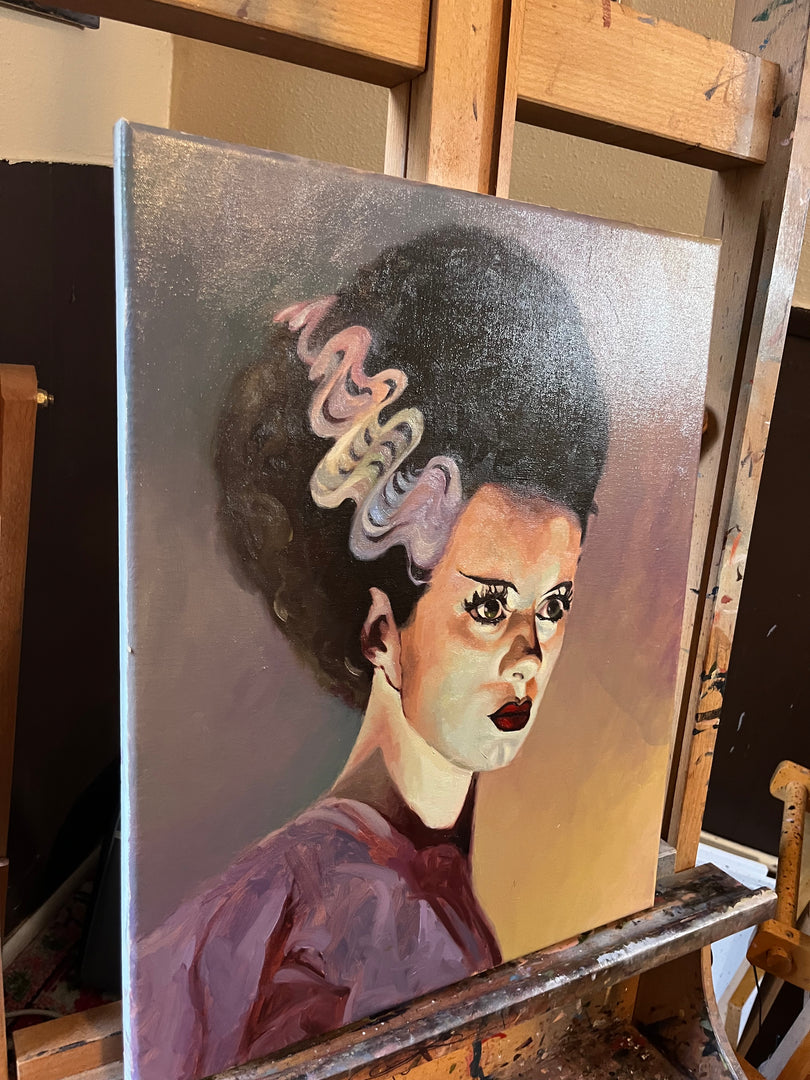 Bride of Franenstein - Horror art
