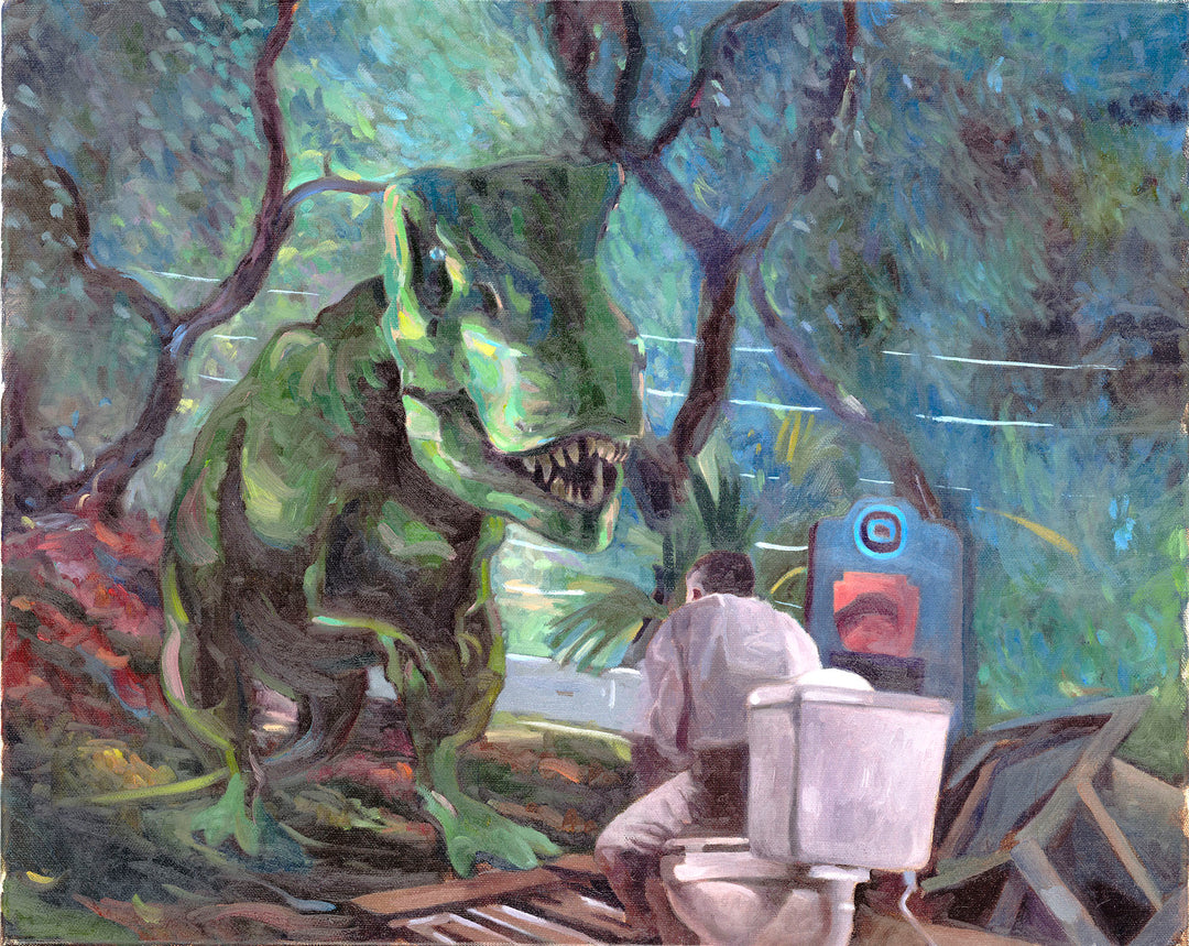 Jurassic Park bathroom