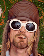 Load image into Gallery viewer, Kurt Cobain in a Van Gogh