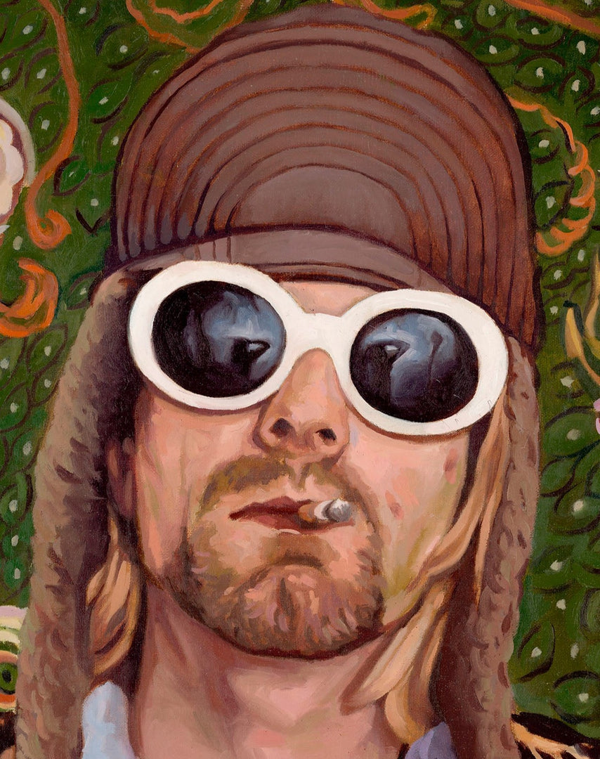 Kurt Cobain in a Van Gogh