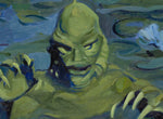 Load image into Gallery viewer, Creature from the Black Lagoon - in a Monet
