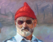 Bill Murry Steve Zissou in a Monet -