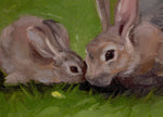 Load image into Gallery viewer, Bunnies in the Grass Paintings
